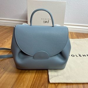 BRAND NEW IN BOX! Polene Numero Un Number One Handbag, Light Blue Polar Bag